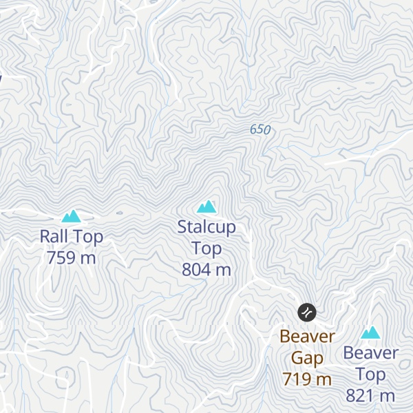 Map of Stalcup Top