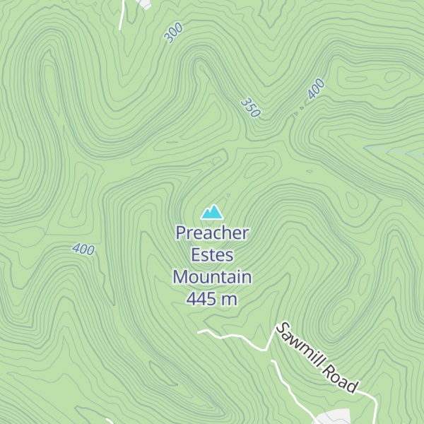 Map of Preacher Estes Mountain