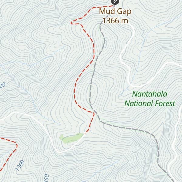 Map of Little Haw Knob