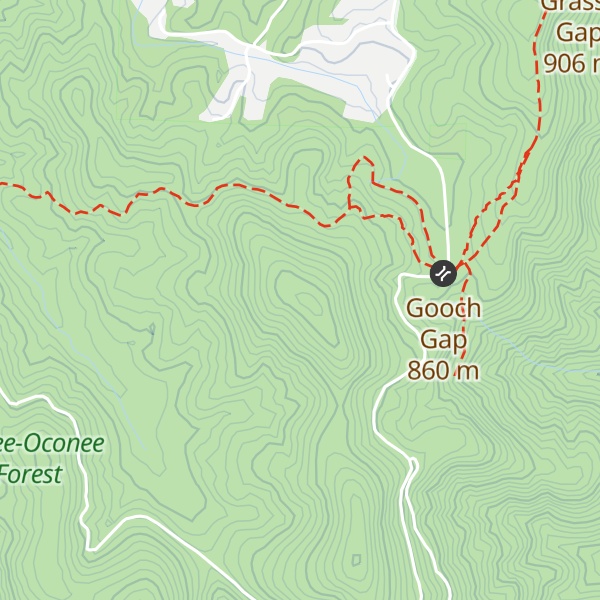 Map of Gooch Mountain