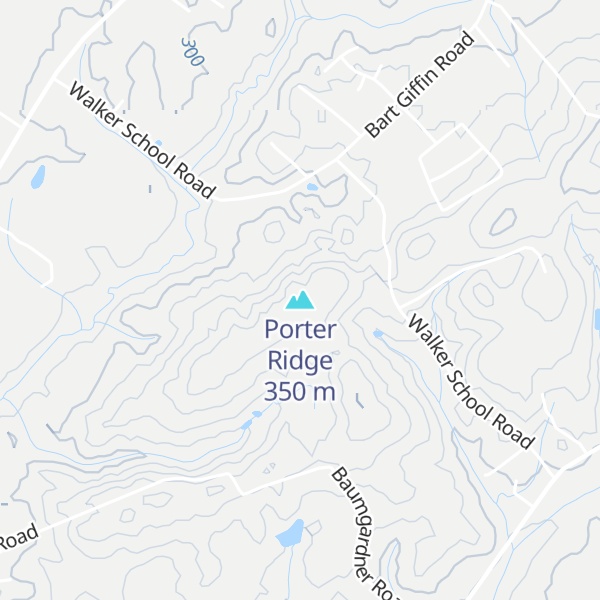 Map of Porter Ridge