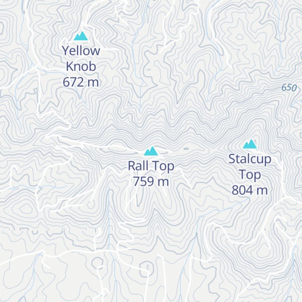 Map of Rall Top