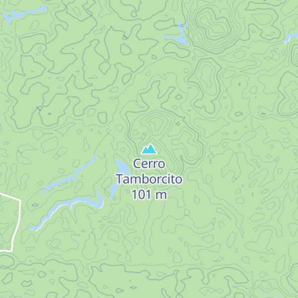 Map of Cerro Tamborcito
