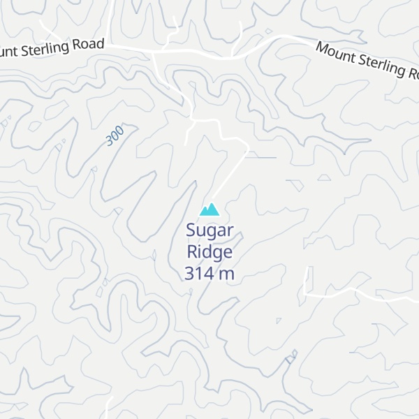 Map of Sugar Ridge