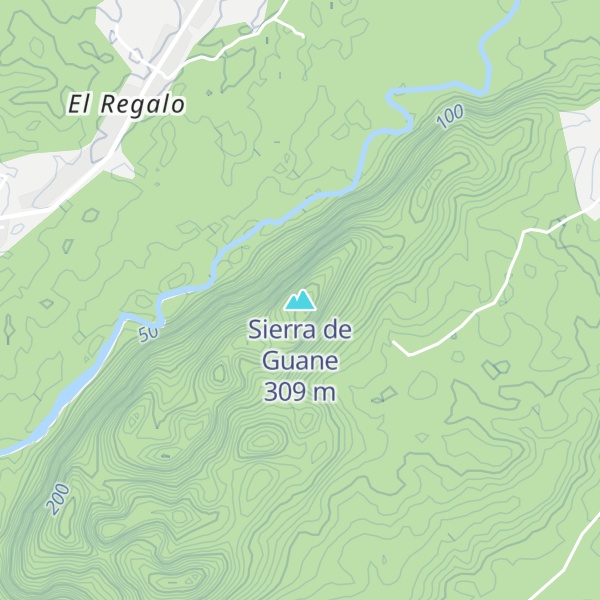 Map of Sierra de Guane