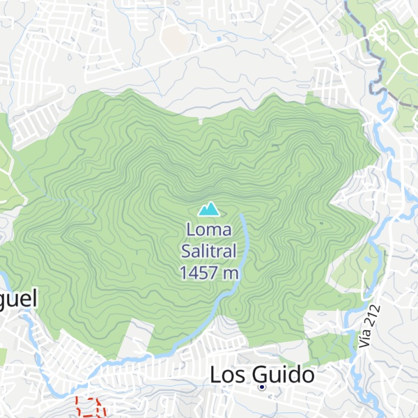 Map of Loma Salitral