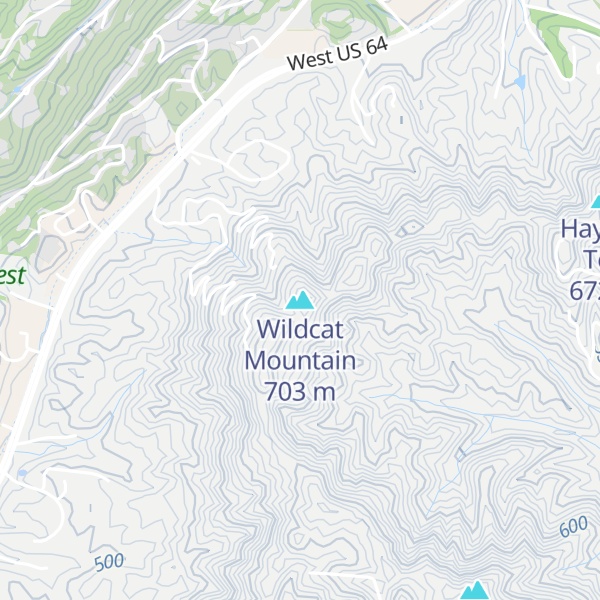 Map of Wildcat Mountain