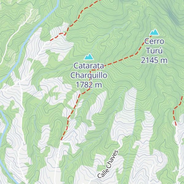 Map of Catarata Turú