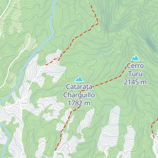 Map of Catarata Charquillo