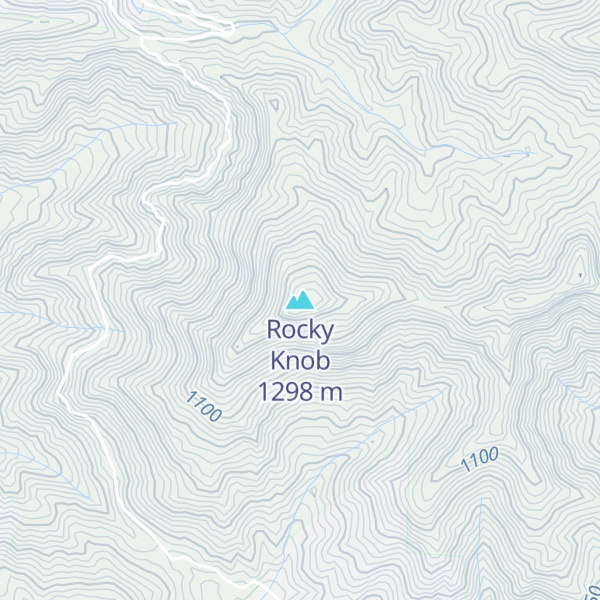 Map of Rocky Knob