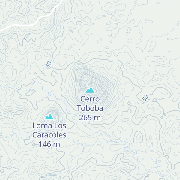 Map of Cerro Toboba