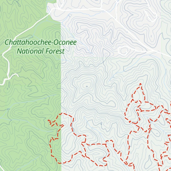 Map of Whissenhunt Mountain
