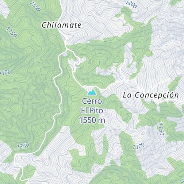 Map of Cerro El Pito