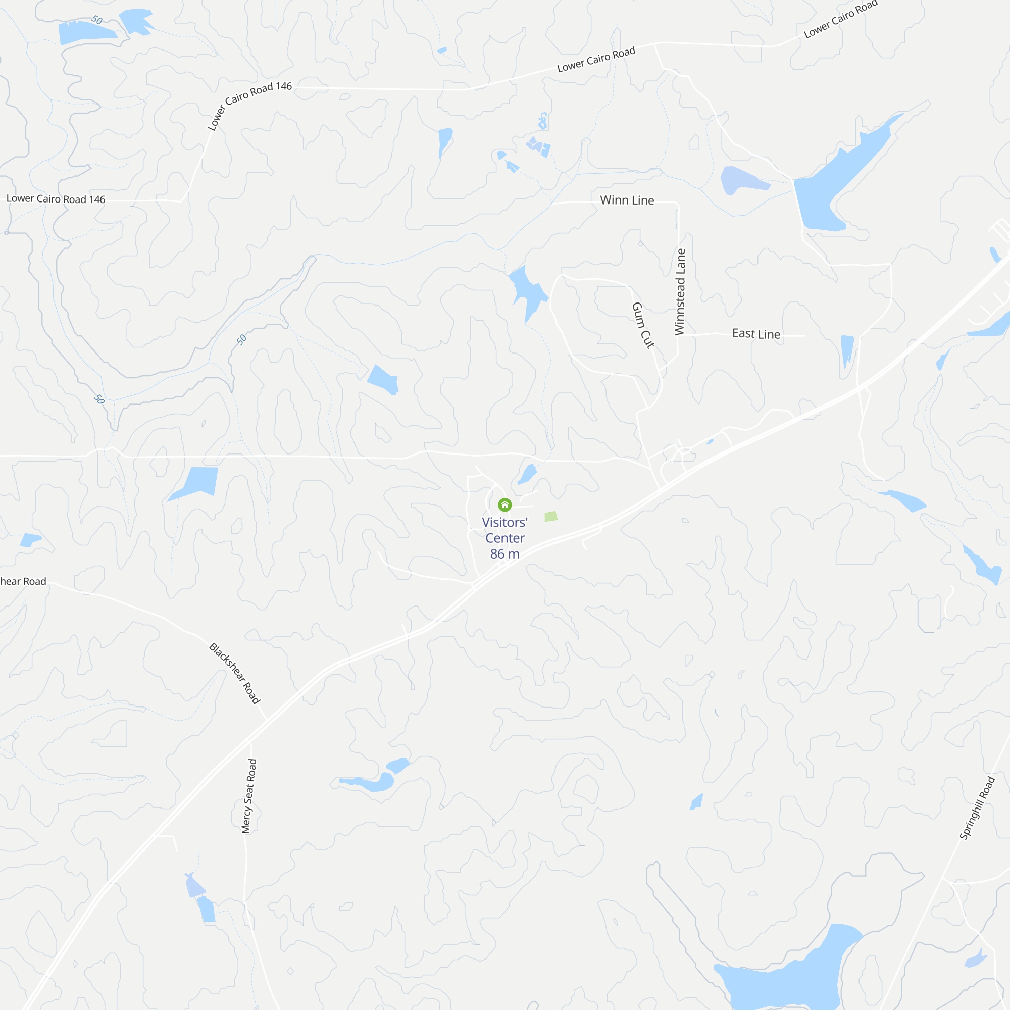 Visitors' Center map