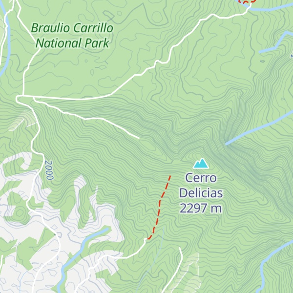 Map of Cerro Chompipe