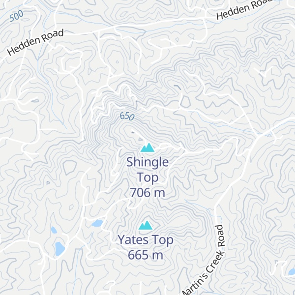 Map of Shingle Top