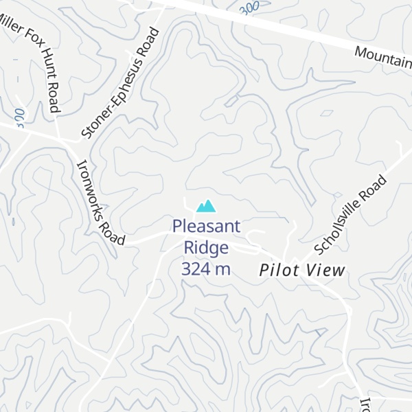 Map of Pleasant Ridge