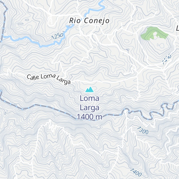 Map of Loma Larga
