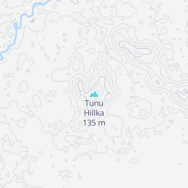 Map of Tunu Hillka