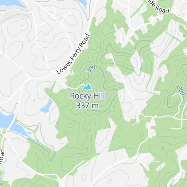 Map of Mountain Hill