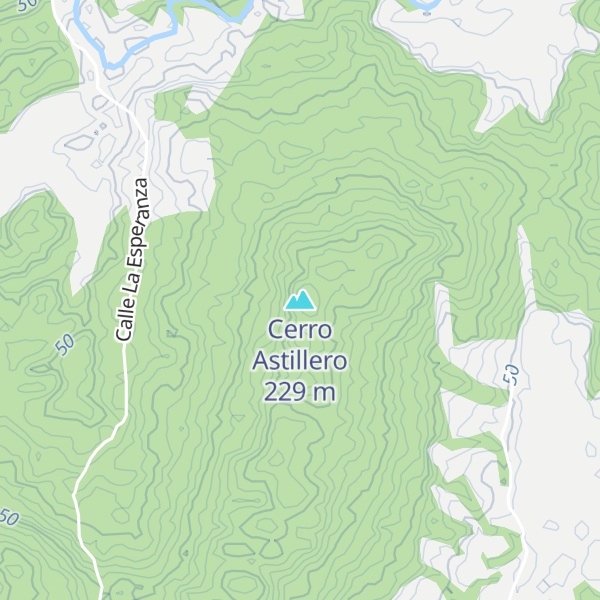 Map of Cerro Astillero