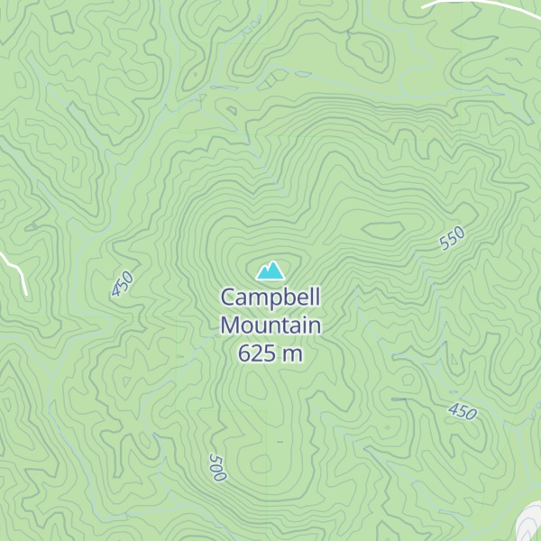Map of Campbell Mountain