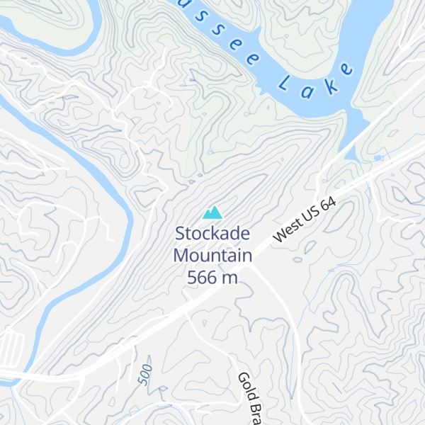 Map of Stockade Mountain