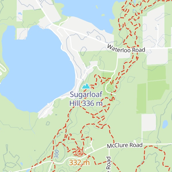 Map of Sugarloaf Hill