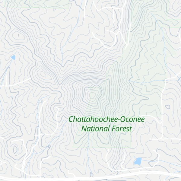 Map of Sharptop Mountain