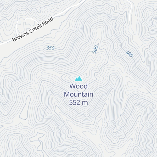 Map of Wood Mountain