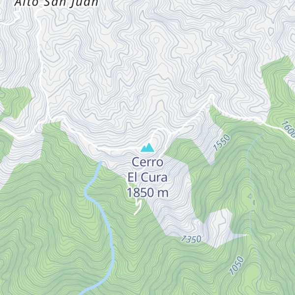 Map of Cerro El Cura