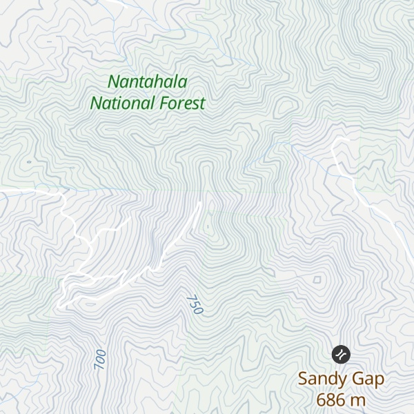 Map of Wolf Knob