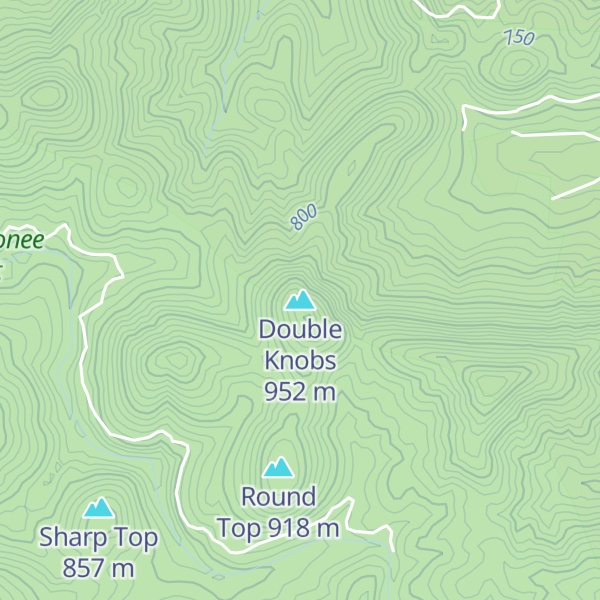 Map of Double Knobs