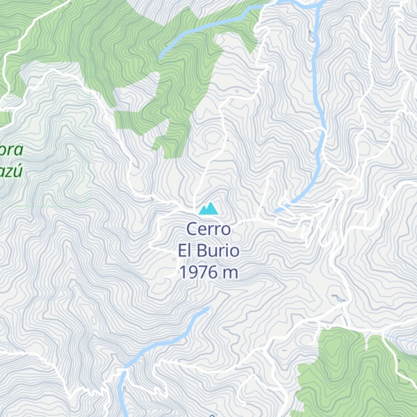 Map of Cerro El Burio