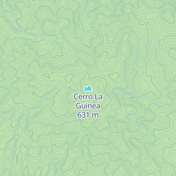 Map of Cerro La Guinea