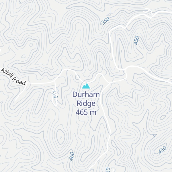 Map of Durham Ridge