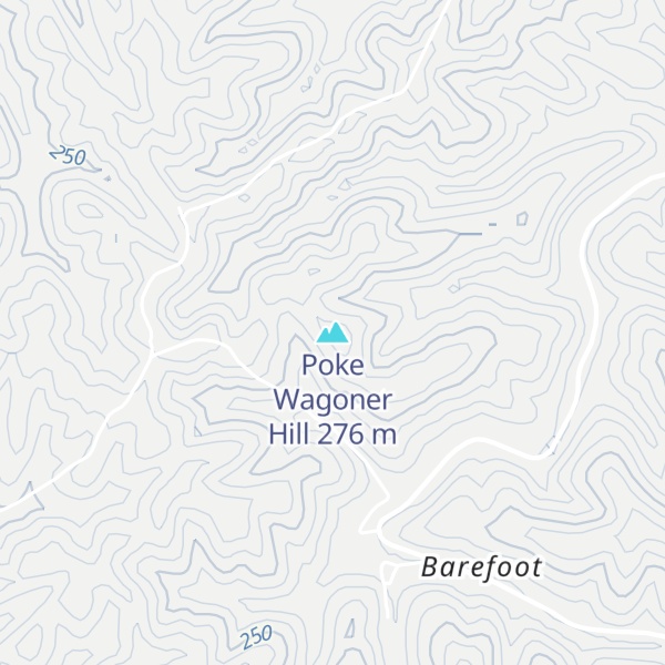 Map of Poke Wagoner Hill