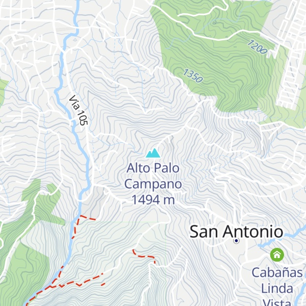 Map of Alto Palo Campano