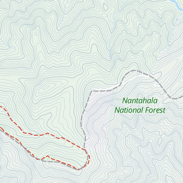 Map of Beaverdam Bald
