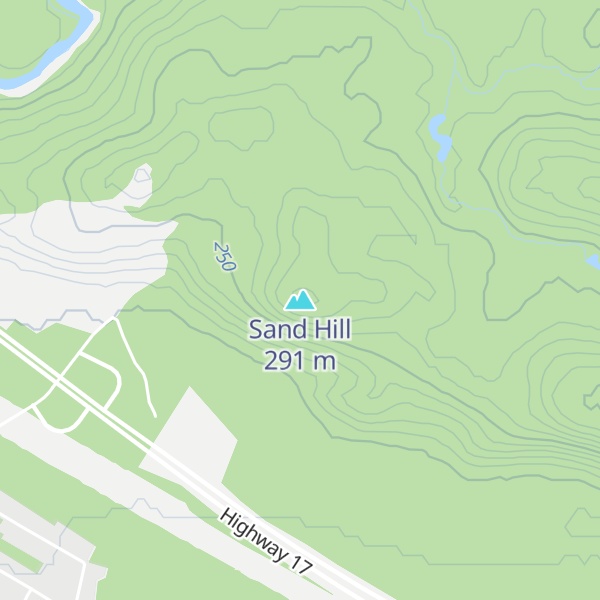 Map of Sand Hill