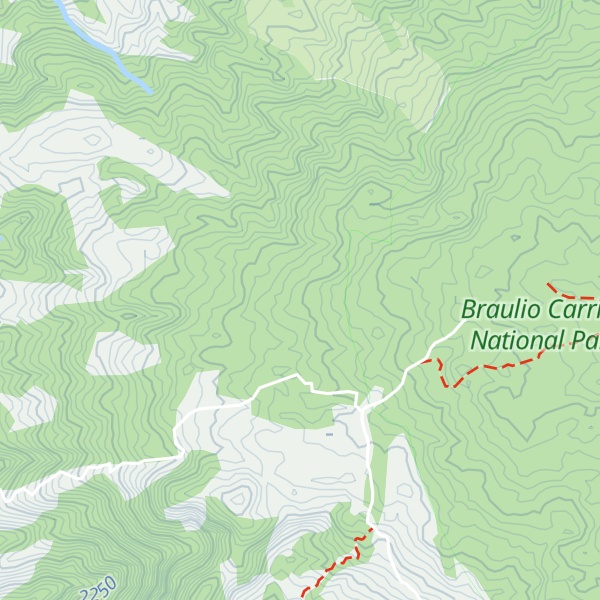 Map of Cima Sur