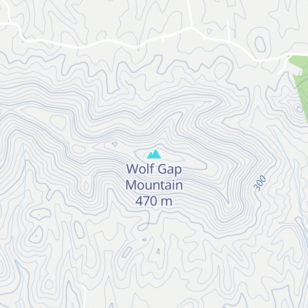 Map of Wolf Gap Mountain