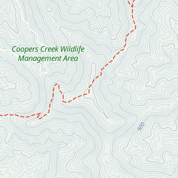Map of Licklog Mountain