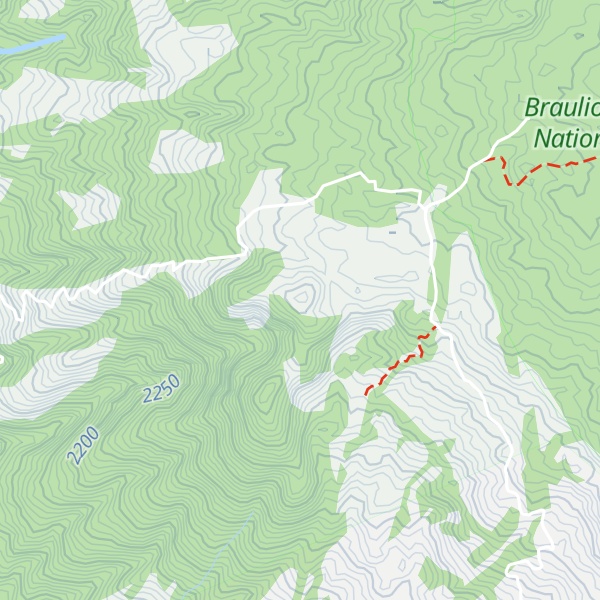 Map of Cerro Guararí