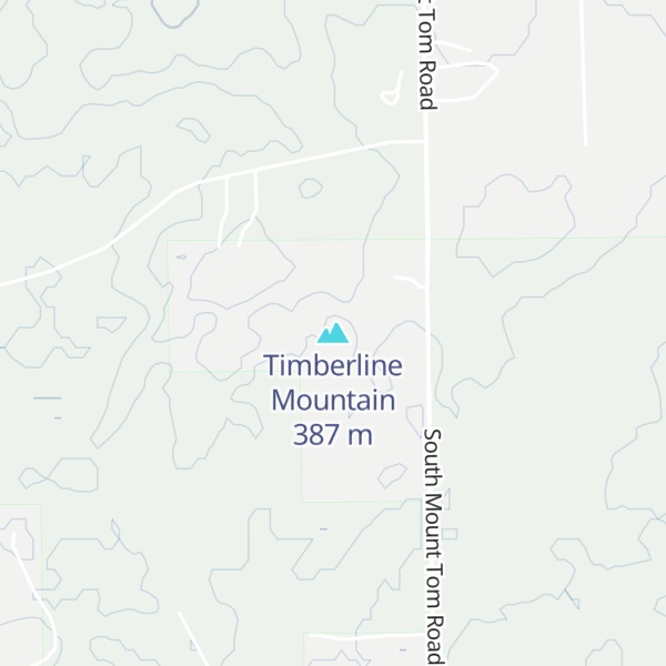 Map of Timberline Mountain