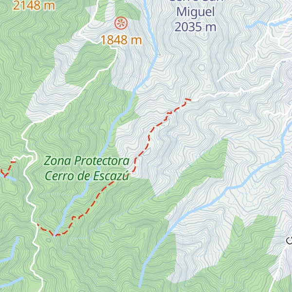 Map of Cerro de La Cruz