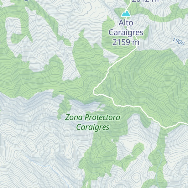 Map of Cerro Caraigres (Dragón)