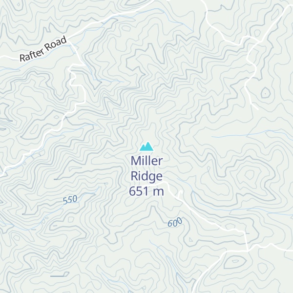 Map of Miller Ridge