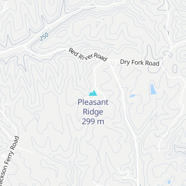 Map of Pleasant Ridge