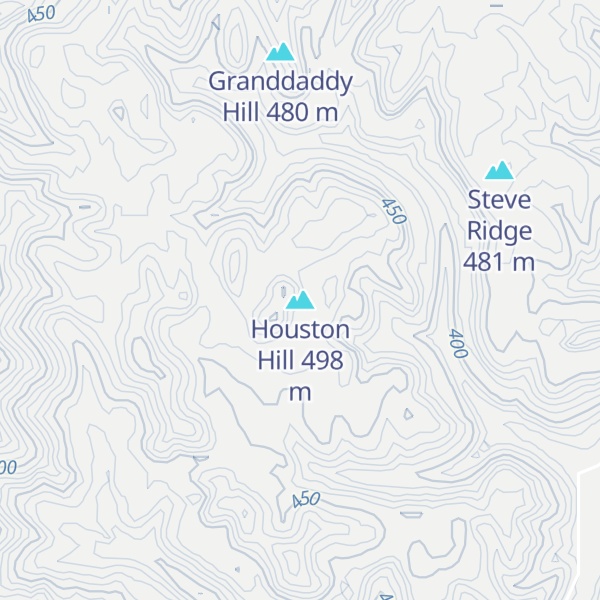 Map of Houston Hill